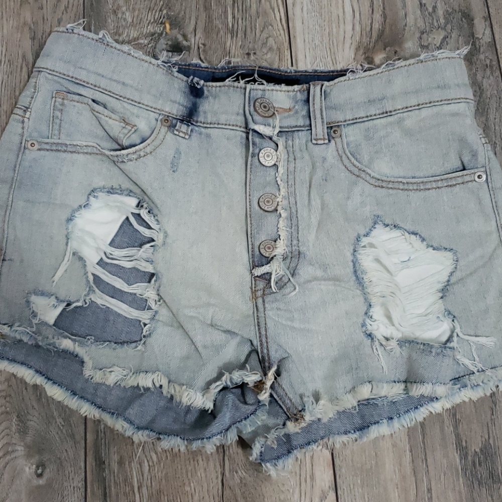 NWT Express Jean Shorts Denim Ripped